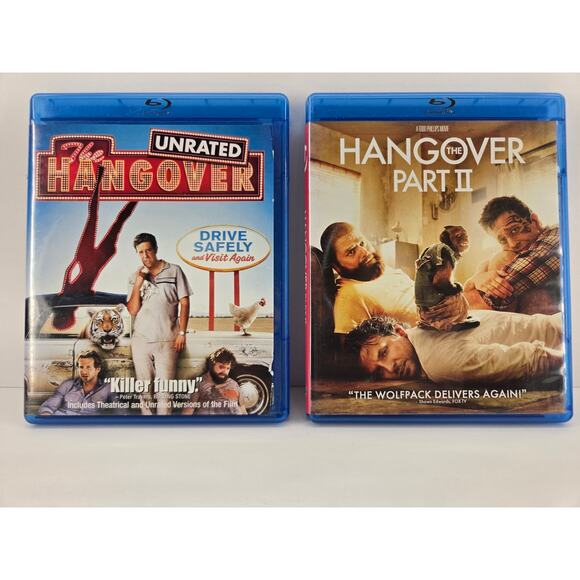 The Hangover 2 Movie Blu-Ray Bundle | The Hangover | Hangover Part II - Picture 1 of 2